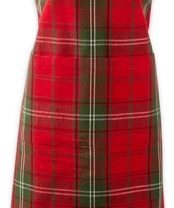 Petals And Blooms Home Decor Merry Tartan Apron Kitchen Essentials