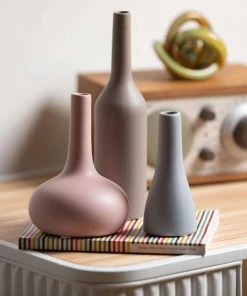 Petals And Blooms Home Decor Everyday Decor Cool Matte Bud Vases | 3 Assorted