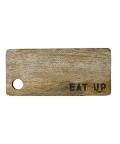 Petals And Blooms Decor Mango Wood Board “Eat Up”