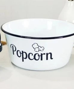 Petals And Blooms Home Decor Enamelware Popcorn Bowls