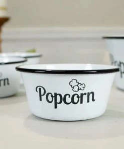 Petals And Blooms Home Decor Enamelware Popcorn Bowls