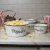 Petals And Blooms Home Decor Enamelware Popcorn Bowls