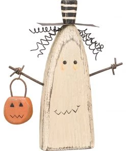 Petals And Blooms Home Decor Fall & Halloween Decor Ghost Shelf Sitter