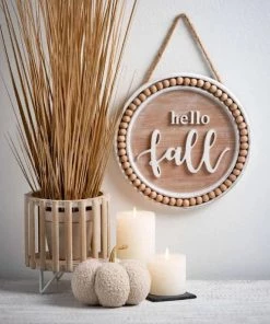 Petals And Blooms Home Decor Hello Fall Wall Decor Fall & Halloween Decor