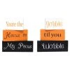 Petals And Blooms Home Decor “You’re The Hocus To My Pocus” & "Gobble Til You Wobble: Double Sided Blocks