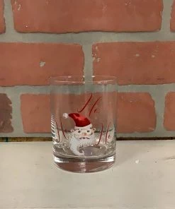 Petals And Blooms Home Decor Santa Christmas Drinking Glasses