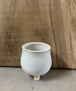 Petals And Blooms Decor Small Cream Urn Pot W Legs Everyday Decor