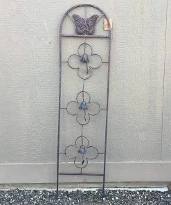 Petals And Blooms Home Decor Butterfly Trellis With Little Bells