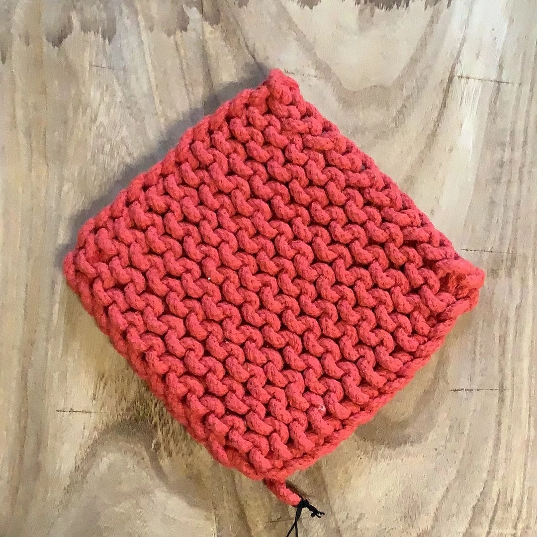 Petals And Blooms Home Decor Red Crotchet Pot Holder Kitchen Essentials 1 Petals And Blooms Home Decor Red Crotchet Pot Holder Kitchen Essentials