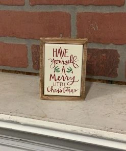 Petals And Blooms Home Decor Signs + Wall Decor Box Sign Mini - Have Yourself