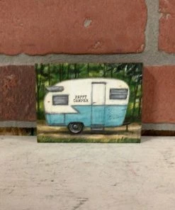 Petals And Blooms Home Decor Signs + Wall Decor Block Sign Camper