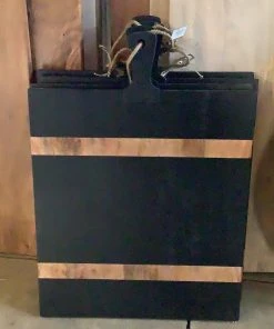 Petals And Blooms Home Decor Black Paddle Board Charcuterie & Wood Accessories