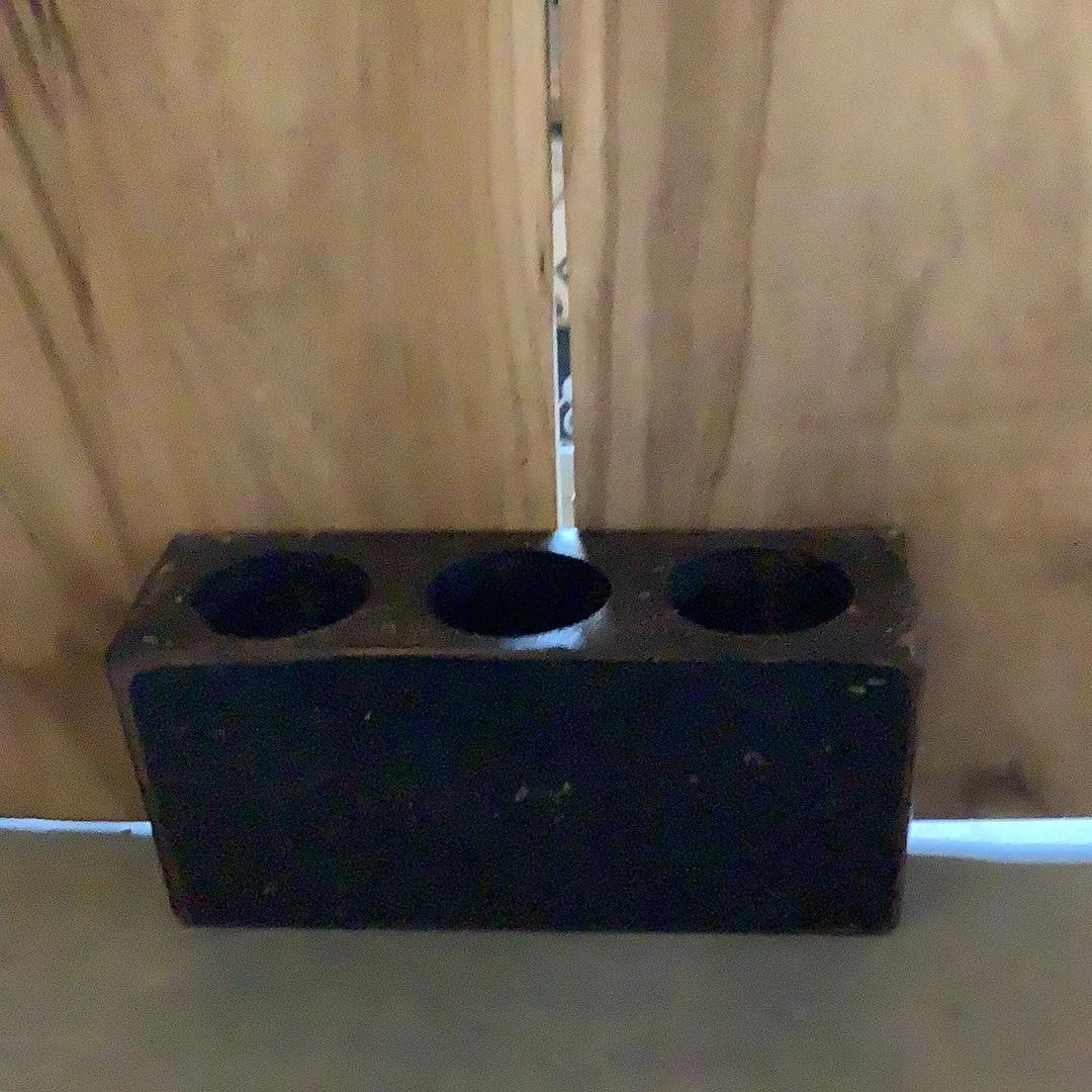 Petals And Blooms Home Decor Table Top Decor Black 3 Hole Sugar Mold 1 Petals And Blooms Home Decor Table Top Decor Black 3 Hole Sugar Mold