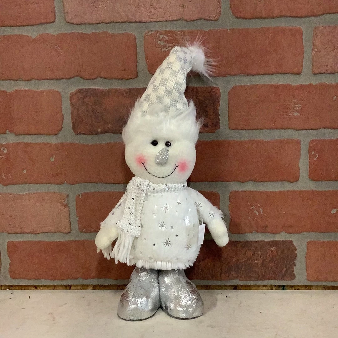 Petals And Blooms Home Decor Scottie The Silver/white Snowman Gnomes 1 Petals And Blooms Home Decor Scottie The Silver/white Snowman Gnomes