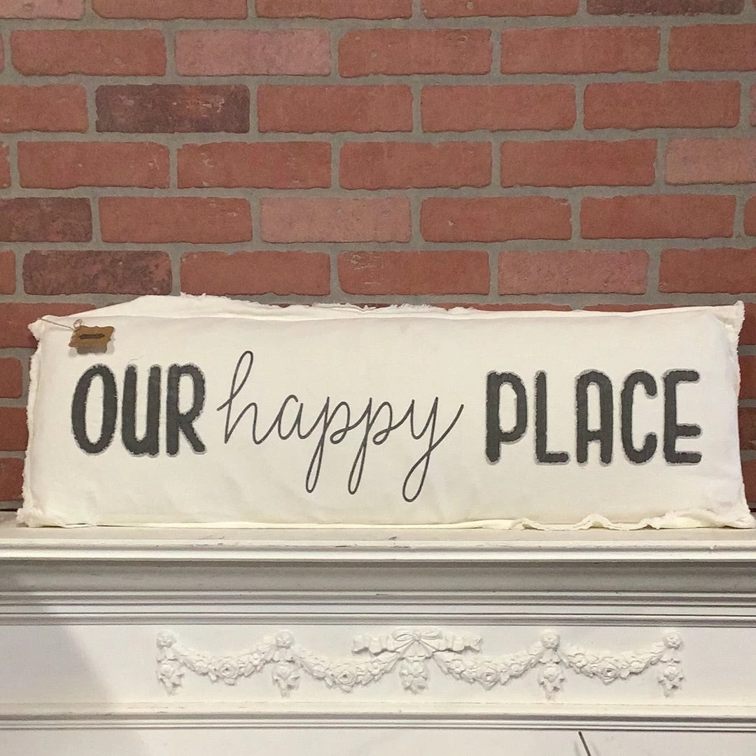 Petals And Blooms Home Decor Our Happy Place Pillow Pillows 1 Petals And Blooms Home Decor Our Happy Place Pillow Pillows