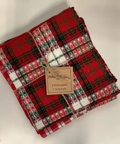 Petals And Blooms Home Decor Flurry Friends Tea Towel Set Christmas Decor