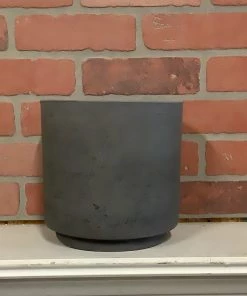 Petals And Blooms Home Decor Vases & Pots The Smokey Fiber Clay Planter | Small