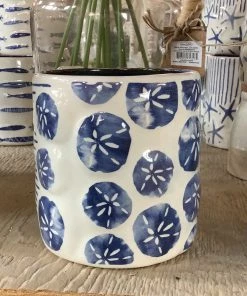 Petals And Blooms Decor Blue Sand Dollar Mug Kitchen Essentials