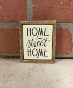 Petals And Blooms Home Decor Block Sign “home Sweet Home”