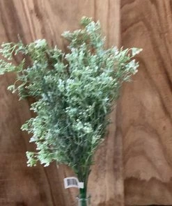 Petals And Blooms Home Decor White Flowering Bud Stem Greenery + Floral