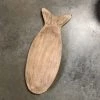 Petals And Blooms Decor Small Wooden Fish Tray