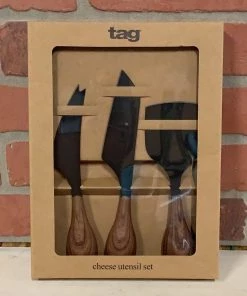 Petals And Blooms Home Decor Kitchen Essentials MOD Cheese Utensils Set/3