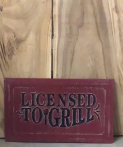 Petals And Blooms Home Decor Red Grilling Signs