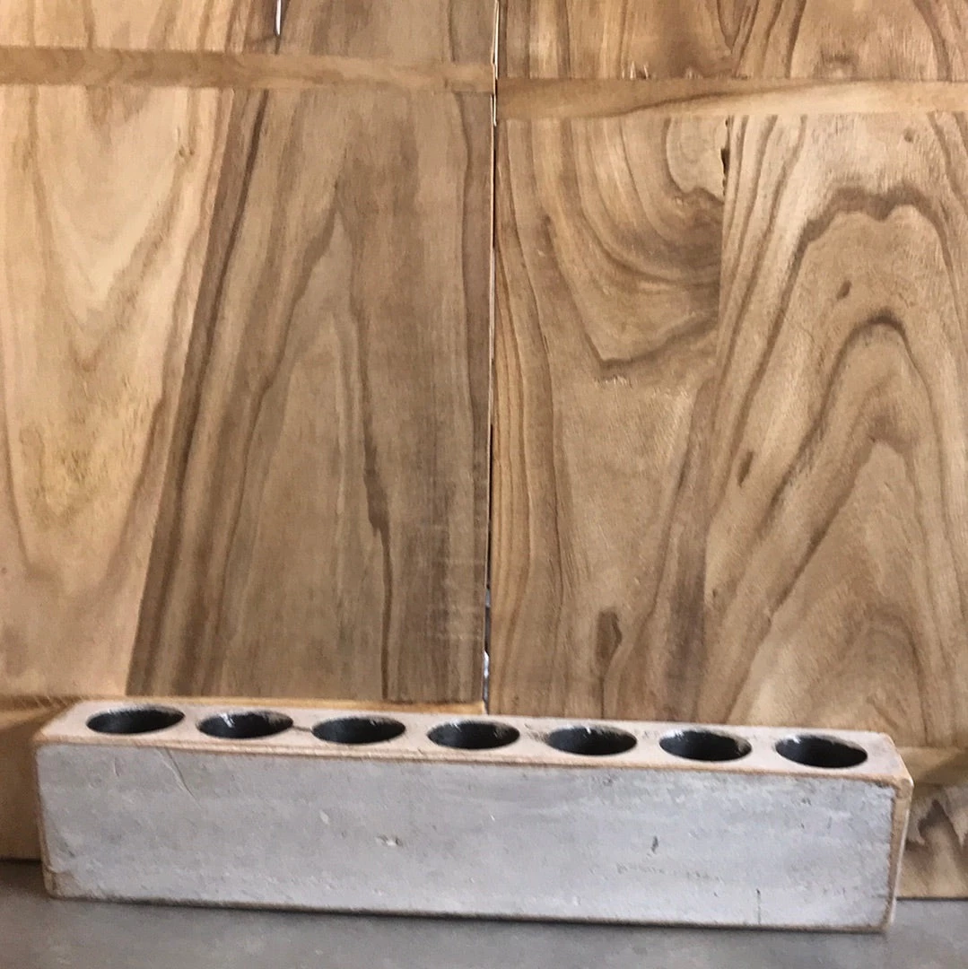 Petals And Blooms Decor Wood Décor White 7 Hole Sugar Mold 1 Petals And Blooms Decor Wood Décor White 7 Hole Sugar Mold