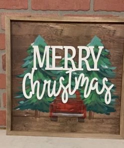 Petals And Blooms Home Decor Hallmark Movie Vibe Christmas Framed Decor Christmas Decor