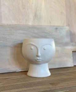 Petals And Blooms Home Decor Man Face Pot Vases & Pots