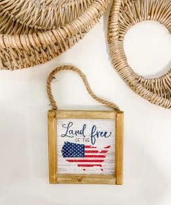 Petals And Blooms Home Decor Americana Hanging Wall Signs With Sayings