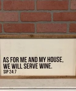 Petals And Blooms Home Decor We Will Serve Wine Box Sign Kitchen Essentials