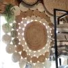 Petals And Blooms Decor Everyday Decor Round Jute Braided Rug | 3ft