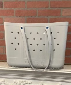 Petals And Blooms Home Decor Everyday Decor Regular Simply Tote | Cloud Grey