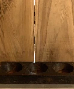 Petals And Blooms Home Decor 3 Hole Cheese Mold | Black Table Top Decor