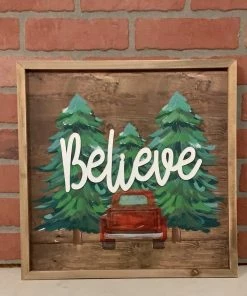 Petals And Blooms Home Decor Hallmark Movie Vibe Christmas Framed Decor Christmas Decor