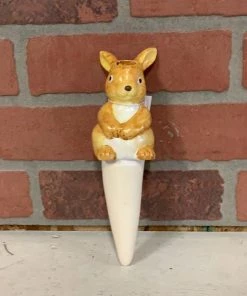 Petals And Blooms Home Decor Spring Decor Ceramic Garden Animal Watering Stake