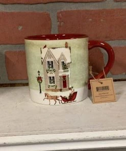 Petals And Blooms Home Decor Vintage Inspired Town Square Mugs