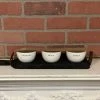 Petals And Blooms Home Decor Black Wine Board & Bowl Set Kitchen Essentials