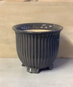 Petals And Blooms Home Decor Grey Lined Pot With Legs
