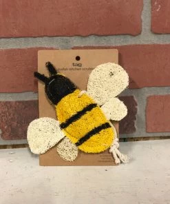 Petals And Blooms Home Decor Bee Loofah Scrubber
