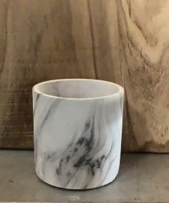 Petals And Blooms Home Decor Marble Design Ceramic Pot Vases & Pots