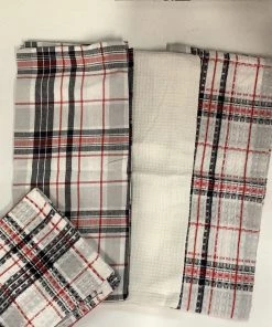 Petals And Blooms Home Decor Festive Farmhouse Tea Towel Set