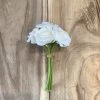 Petals And Blooms Decor Greenery + Floral White Rose Bundle