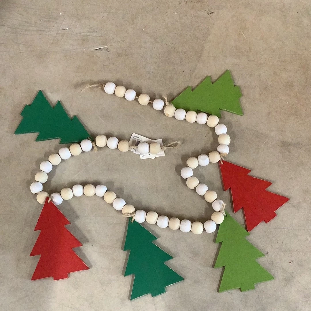 Petals And Blooms Home Decor Beaded Tree Garland 1 Petals And Blooms Home Decor Beaded Tree Garland