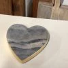 Petals And Blooms Decor Table Top Decor Grey Marble Heart Trinket Dish
