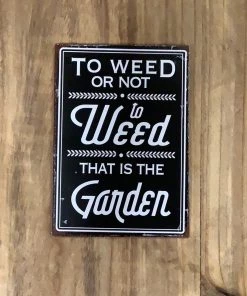 Petals And Blooms Home Decor Metal Plaque Signs + Wall Decor