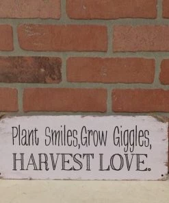 Petals And Blooms Home Decor Metal Hanging Garden Signs