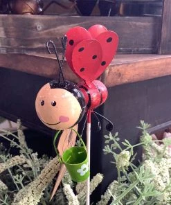 Petals And Blooms Home Decor 3 Assorted Lady Bug Picks