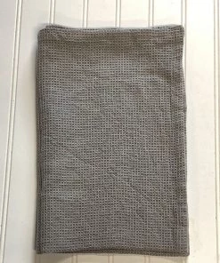 Petals And Blooms Home Decor Classic Grey Waffle Weave Dish Towel Kitchen Essentials